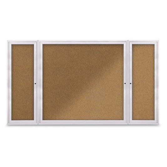 UVNIB6838 Uvp Inc. Information Board Aluminum Frame And Doors, Acrylic Windows