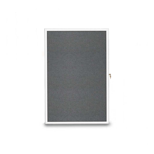 UVRDS23SB UVP Inc. Enclosed Bulletin Boards Slim Style Radius Indoor Aluminum Stain Mitered, 19 Board Colors