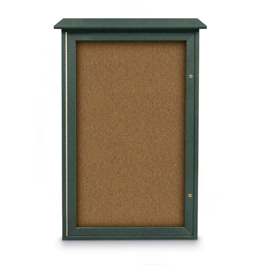 UVSD4226 UVP Inc. Outdoor Message Center Single Door Mitered Recycled Gloss, 3 Board Color
