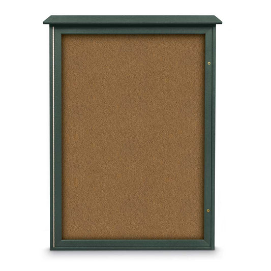 UVSD5438 UVP Inc. Outdoor Message Centers Recycled Plastic Gloss Single Door, 3 Board Colors