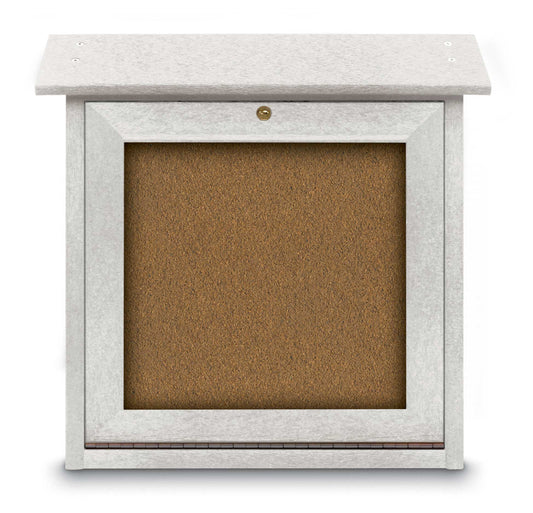 UVSM1818 UVP Inc. Mini Message Board Bottom Hinge Mini Single Door, 3 Board Color, 6 Frame Color