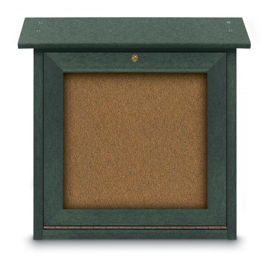 UVSM1818 UVP Inc. Mini Message Board Bottom Hinge Mini Single Door, 3 Board Color, 6 Frame Color