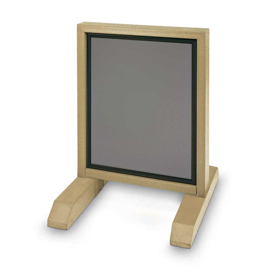 UVSWP2228 Uvp Inc. Pedestal Sign  Dual Sided Letterboard And Snap Frame, Simple Leg Design W/ 3/4 Letter Set