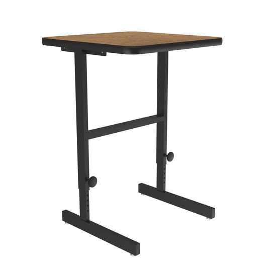 CSTTF Correll Inc. Adjustable Table for Standing Height Workstations with Two Sided Thermal Fused Laminate (Not Fused-on Melamine), 1 1/4” Thick - Cube
