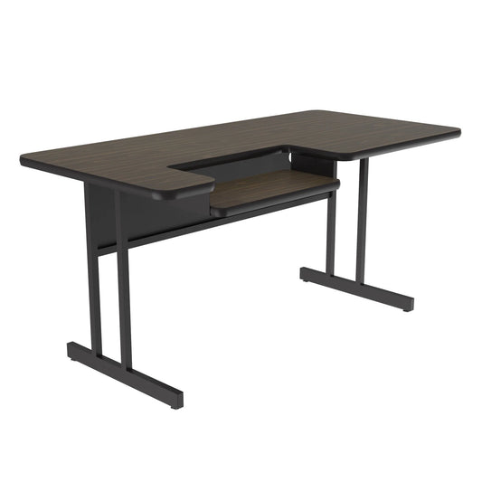 BL30 Correll Inc. Bi-level for Work Station and Student Desk with High-Pressure Tops Backer Sheet (Not Fused-on Melamine), 1 1/4” Thick - Cube