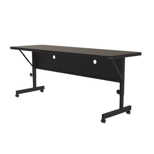 FT24&HR Correll Inc. Deluxe Flip Top Nesting Tables for High-Pressure Adjustable Height with Wire Management and Adjustable Height - Cube