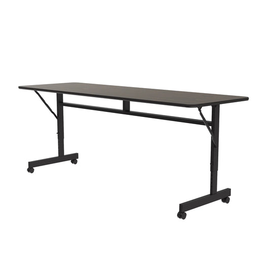 FTM&R Correll Inc. Econoline Flip Top Nesting Tables for Melamine Adjustable Height with 3/4” Melamine Top, With Extra Support on 60” and Longer Sizes - Cube