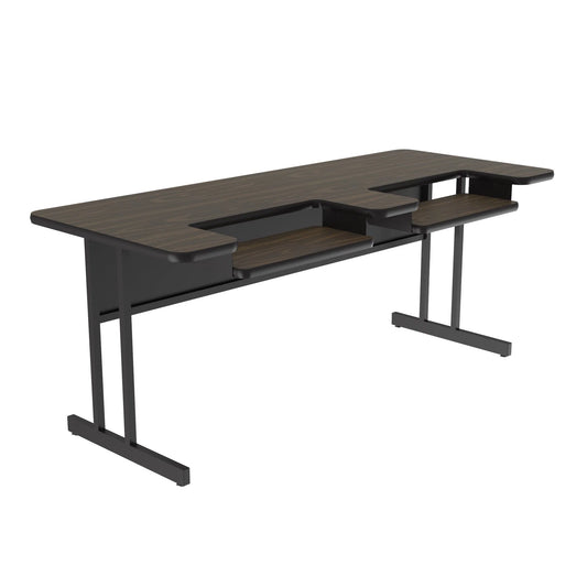 BL30TF Correll Inc. Bi-level for Work Station and Student Desk with Two Sided Thermal Fused Laminate on 1 1/4” Thick Core - Cube